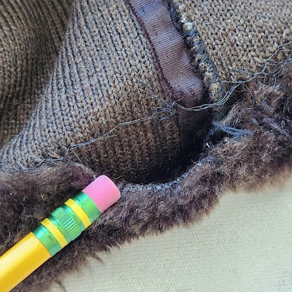 Vintage Mar Del Chocolate Brown Faux Fur Coat Glam Sexy Old Money Winter Pretty - Picture 11 of 15